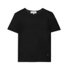 Bel Cashmere Women's Valentina Silk And Cashmere Shirt Black In Black