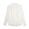 Bel Cashmere Women's White Isadora Ecru Blouse In White