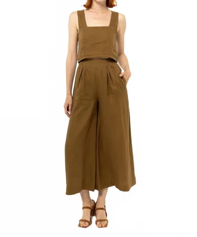 Bel Kazan Atlas Pant In Cumin