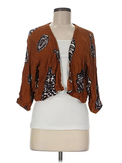 Pre-owned Bel Kazan Cardigan Sweater In Brown