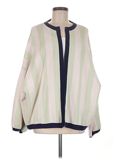 Pre-owned Bel Kazan Cardigan Sweater In Green