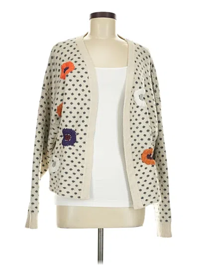 Pre-owned Bel Kazan Cardigan Sweater In Ivory
