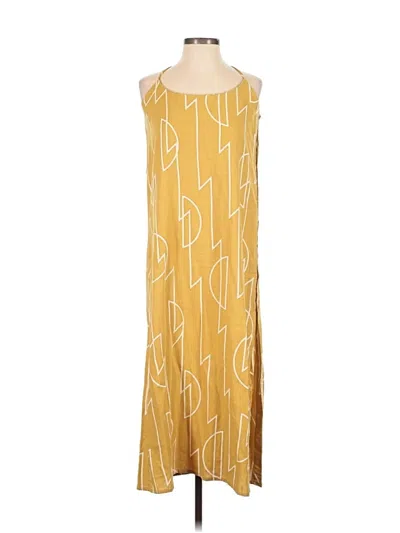 Pre-owned Bel Kazan Casual Dress In Yellow