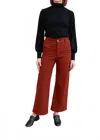 Bel Kazan Kaya Wide Leg Pants In Mineral Red In Multi