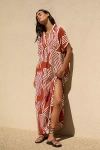 Bel Kazan Printed Kaftan In Multicolor