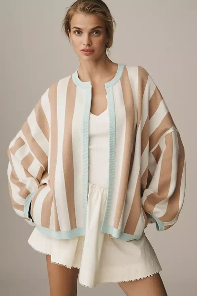 Bel Kazan Western Icon Cardigan In Neutral