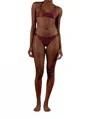 Bela Brand Basic Bikini Set In Sensuale In Brown