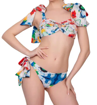 Bela Brand Lua Bikini In Print Arte In Multi