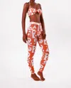 Bela Brand Matilda Legging Tulle In Kozmo Peach In Multi