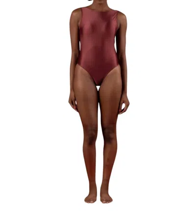Bela Brand Tonia Bodysuit In Sensuale In Burgundy