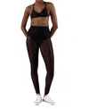 Bela Brand Tulle Leggings In Black In Black