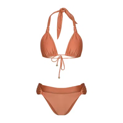 Bela Brand Women's Tina Bikini Set In Orange