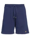 Bel-air Athletics Man Shorts & Bermuda Shorts Navy Blue Size S Cotton