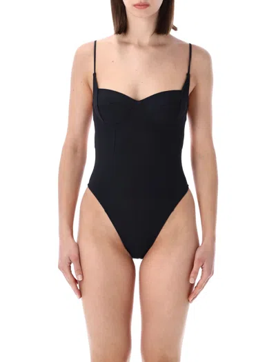 Belamer Nina One-piece Swimwear With High-cut Leg In Black