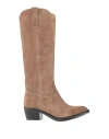 Belang Woman Boot Light Brown Size 7 Leather In Sand