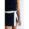 Beldrie Dash Split Skort In Blue