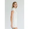 Beldrie Drift Mock Dress In White