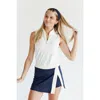 Beldrie Drive Mock Top In White