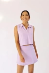 Beldrie Elevated Top In Purple