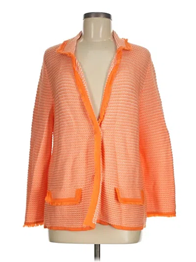 Pre-owned Belford Cardigan Sweater In Orange
