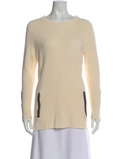 Pre-owned Belford Crew Neck Sweater In Neutral