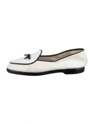 Pre-owned Belgian Shoes Leather Loafers In Black