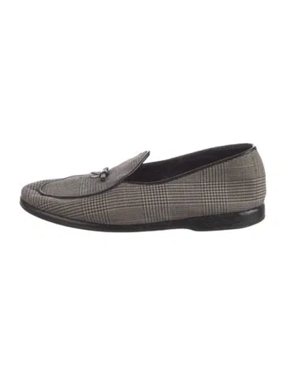 Pre-owned Belgian Shoes Printed Loafers In Multi