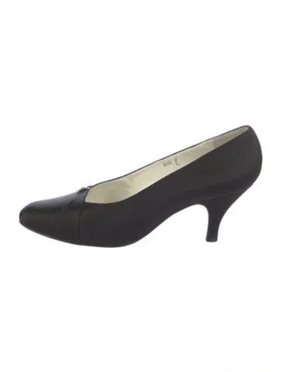 Pre-owned Belgian Shoes Satin Pumps In Black