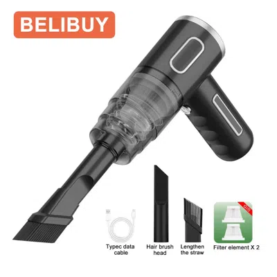 Belibuy Abs Wireless Vacuum Cleaner Appliance Portable Powerful Handheld Vacuum Cleaner, Suitable For Cleani In Black