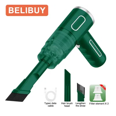 Belibuy Abs Wireless Vacuum Cleaner Appliance Portable Powerful Handheld Vacuum Cleaner, Suitable For Cleani In Green