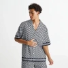 Belier Men's Bélier Illusion Panel Resort Shirt In Multi