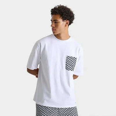 Belier Men's Bélier Illusion Print Pocket T-shirt In White