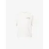 Belier Mens White Valdisere Graphic-print Cotton T-shirt Xxl In White