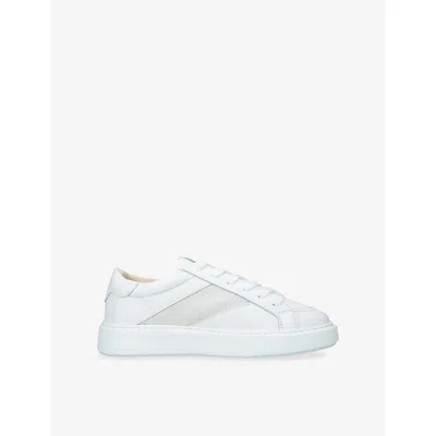 Belier Mens Soho Leather Trainers White Eur 41 / 7 Uk