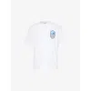 Belier Mens Alpine View Graphic-print Cotton T-shirt White Xl In White