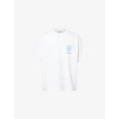 Belier Mens White  88 Graphic-print Cotton T-shirt Xxl