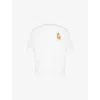 Belier Mens Off White Old Fashioned Crewneck Cotton-jersey T-shirt In White
