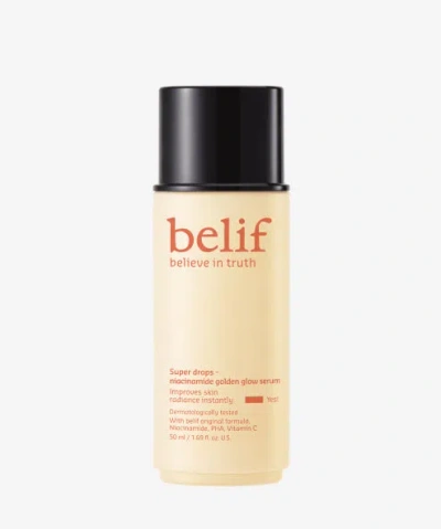 Belif Super Drops Niacinamide And Vitamin C Golden Glow Serum In Yellow