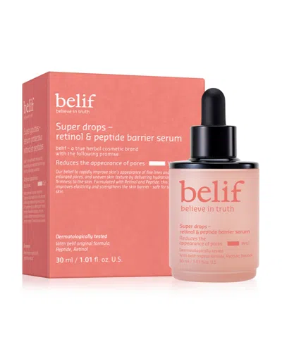 BELIF SUPER DROPS RETINOL & PEPTIDE BARRIER SERUM, 1.01 OZ.