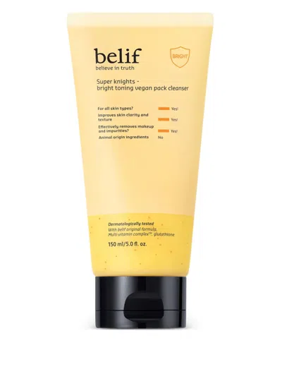 Belif Super Knights Bright Toning Cleanser (pack Of Two) In Yellow