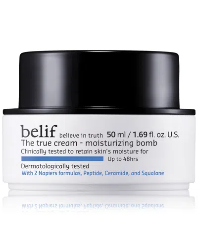 BELIF THE TRUE CREAM MOISTURIZING BOMB WITH PEPTIDE, CERAMIDE & SQUALANE, 1.69 OZ.