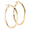 Belinda Jewelz Women's Gold Amelia Twisted Oval Hoops In Gold