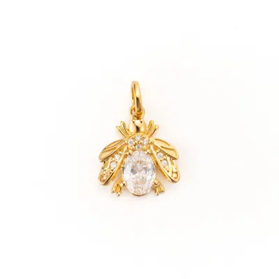 Belinda Jewelz Women's Gold Beetle Charm