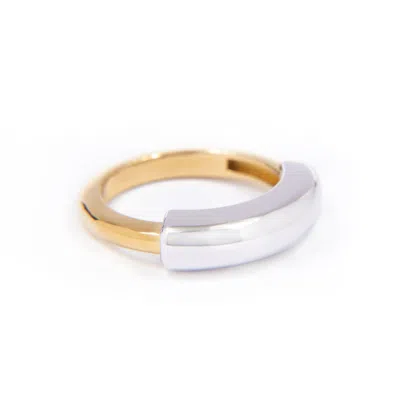 Belinda Jewelz Women's Gold Nova Mixed Metal Ring