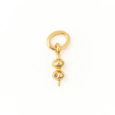 Belinda Jewelz Women's Gold / Red Olive On A Stick Charm