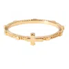 Belinda Jewelz Women's Gold / Silver Grace Cross Ring In Multi
