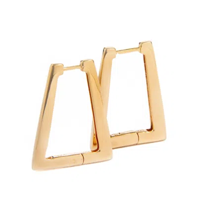 Belinda Jewelz Women's Gold / Silver Tahlia Trapezoid Hoops In Multi