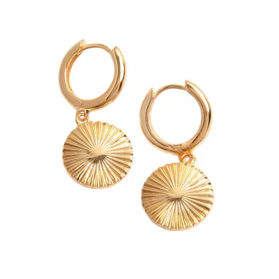 Belinda Jewelz Women's Gold Solstice Celestial Hoop