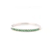 Belinda Jewelz Women's Green Emerald Birthstone Band Ring In Green