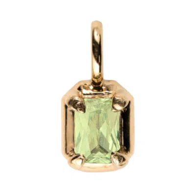 Belinda Jewelz Women's Green Peridot Birthstone Charm